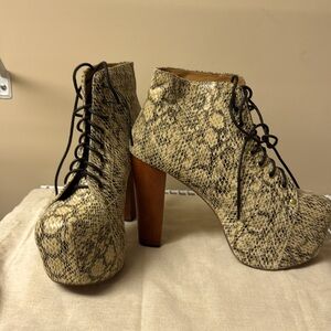 Jeffrey Campbell platform boots